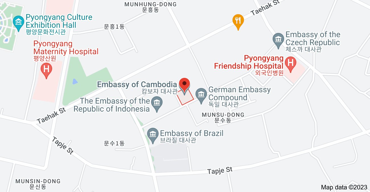 Cambodia Embassy in Pyong-yang 