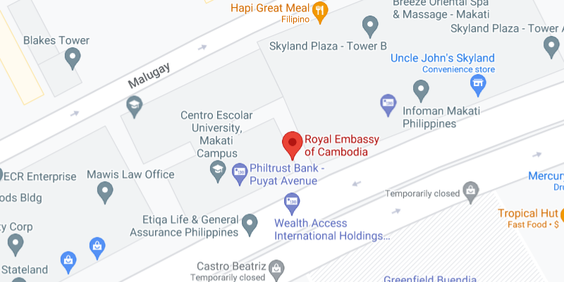 Cambodia Embassy in Manila 