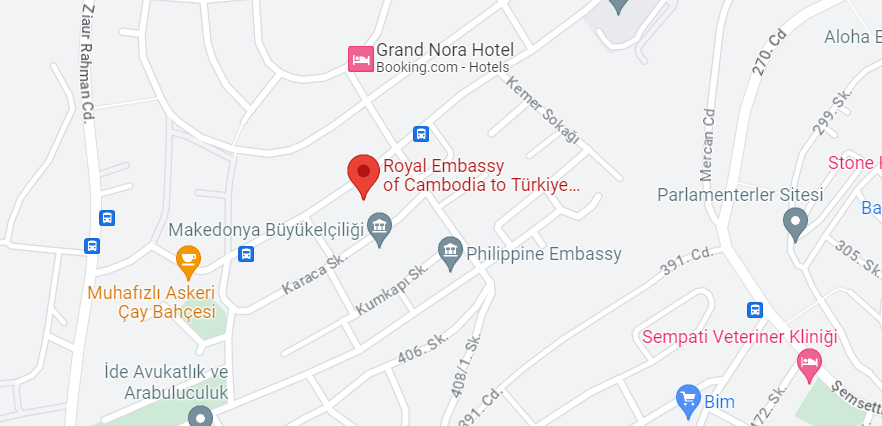 Cambodia Embassy in Sariyer 